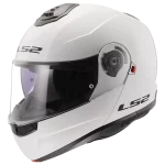 FF908 STROBE II SOLID sjajna bela kaciga