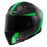 FF811 VECTOR II CARBON GRID mat crno zelena kaciga