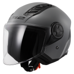 OF616 AIRFLOW II SOLID sjajna siva kaciga