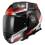 FF901 ADVANT X SPECTRUM sjajna crno bela kaciga
