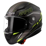 FF353 RAPID II ROKKU mat crno žuta kaciga