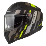 FF811 VECTOR II TRON mat crno žuta kaciga