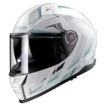 FF811 VECTOR II ALIZER mat belo siva kaciga