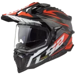 MX701 EXPLORER SPIRE sjajna crno crvena kaciga