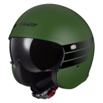 OF599 SPITFIRE II RETRO mat zelena kaciga
