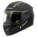 FF812 KID SOLID mat crna dečija kaciga