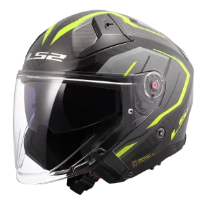 OF603 INFINITY II CARBON URUS crno žuta kaciga