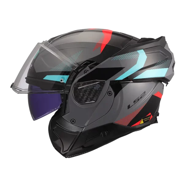 FF910 ADVANT II TRIPLE NARDO sivo plava kaciga - Image 7