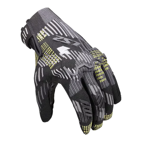LS2 ALFA FLYKNIT MAN sive rukavice - Image 1