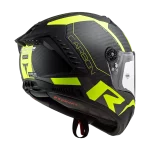 FF805 THUNDER CARBON RACING mat crno žuta kaciga - Слика 2