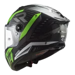 FF805 THUNDER CARBON SUPRA mat crno zelena kaciga - Слика 2