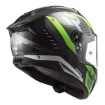 FF805 THUNDER CARBON SUPRA mat crno zelena kaciga - Слика 4