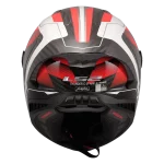 FF805 THUNDER CARBON GP AERO RAUTE sjajna belo crvena kaciga - Слика 3