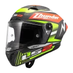 FF805 THUNDER CARBON GP AERO REPLICA mat crna kaciga