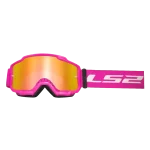 Moto Cross naočare LS2 CHARGER roze sa iridijum vizirom