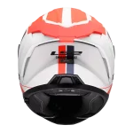 FF817 CHALLENGER II TITAN mat belo plavo crvena kaciga - Слика 3