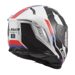 FF818 STORM III SPORTY sjajna belo plavo crvena kaciga - Слика 2