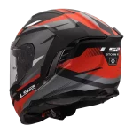 FF818 STORM III KOMAI mat crno crvena kaciga - Слика 4