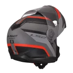 FF908 STROBE II MONZA mat crno sivo crvena kaciga - Слика 2
