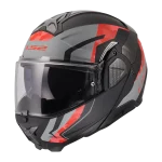 FF910 ADVANT II GLIDE mat crno sivo crvena kaciga