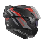 FF910 ADVANT II GLIDE mat crno sivo crvena kaciga - Слика 4