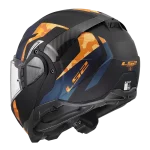FF910 ADVANT II GLIDE mat crno narandžasta kaciga - Слика 3