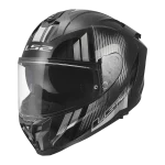 FF817 CHALLENGER II NITRO sjajna crno siva kaciga