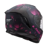 FF818 STORM III BURST mat crno roza kaciga - Слика 4