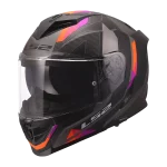FF818 STORM III SPORTY mat sivo ljubičasta kaciga
