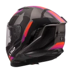 FF818 STORM III SPORTY mat sivo ljubičasta kaciga - Слика 2