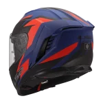 FF818 STORM III DYNAMO mat plavo crvena kaciga - Слика 2