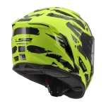 FF818 STORM III KAOS sjajna žuto crna kaciga - Слика 4