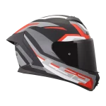 FF820 RAPID III HYPER crno crvena kaciga - Слика 4