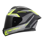 FF820 RAPID III HYPER crno žuta kaciga - Слика 4