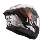 FF820 RAPID III BOHO belo crno roza kaciga - Слика 4