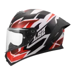 FF820 RAPID III XTREM belo crno crvena kaciga - Слика 3