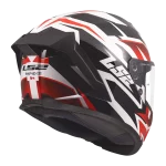 FF820 RAPID III XTREM belo crno crvena kaciga - Слика 4