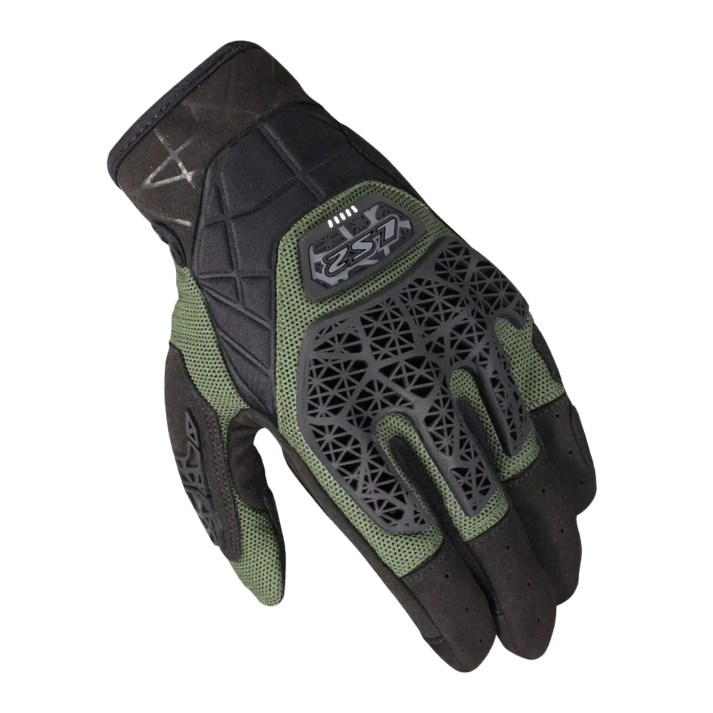 70121F0161#1 LS2 ALL TERRAIN II MAN muške crno zelene rukavice - Слика 1