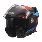 FF901 ADVANT X NOVA mat crno crveno plava kaciga - Слика 2