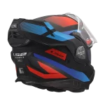 FF901 ADVANT X NOVA mat crno crveno plava kaciga - Слика 4