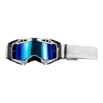 Moto Cross naočare LS2 AURA PRO crno bele sa iridium vizirom